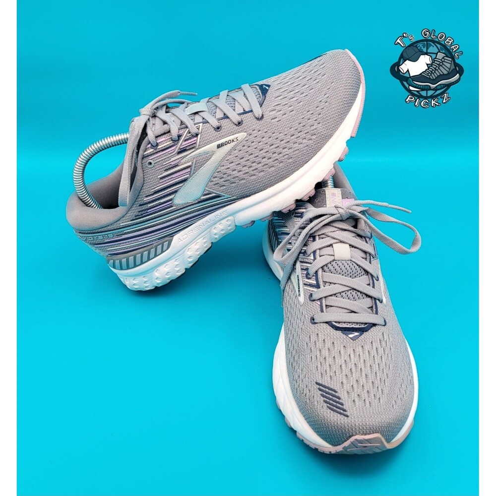 Brooks Adrenaline GTS 19 Womens Size 8.5 Wide (D) Gray Running Shoes
